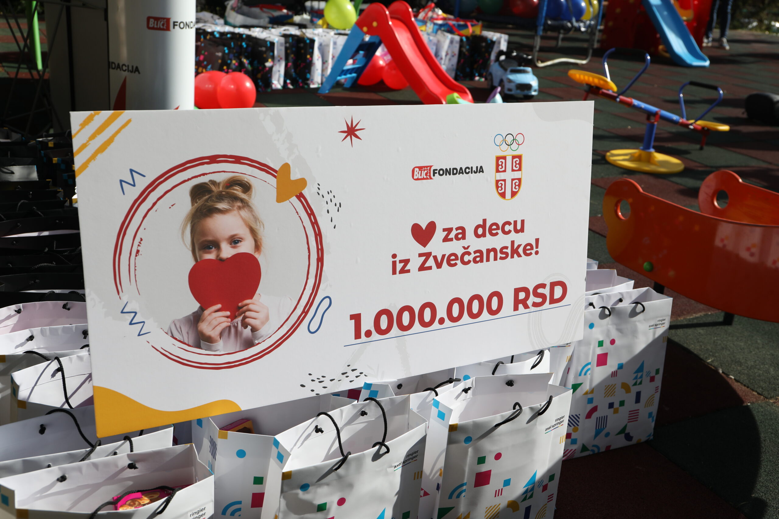 Olympians with Heart for Children from Zvečanska